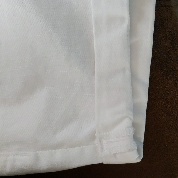 NEW Rewash Mid-Rise Midi Cuffed Shorts 1/25 White - Picture 12 of 16